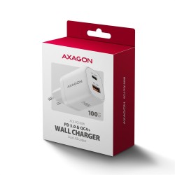Ładowarka sieciowa ACU-PQ100W GaN 100W, 2x port (USB-C + USB… | PartsPC.pl