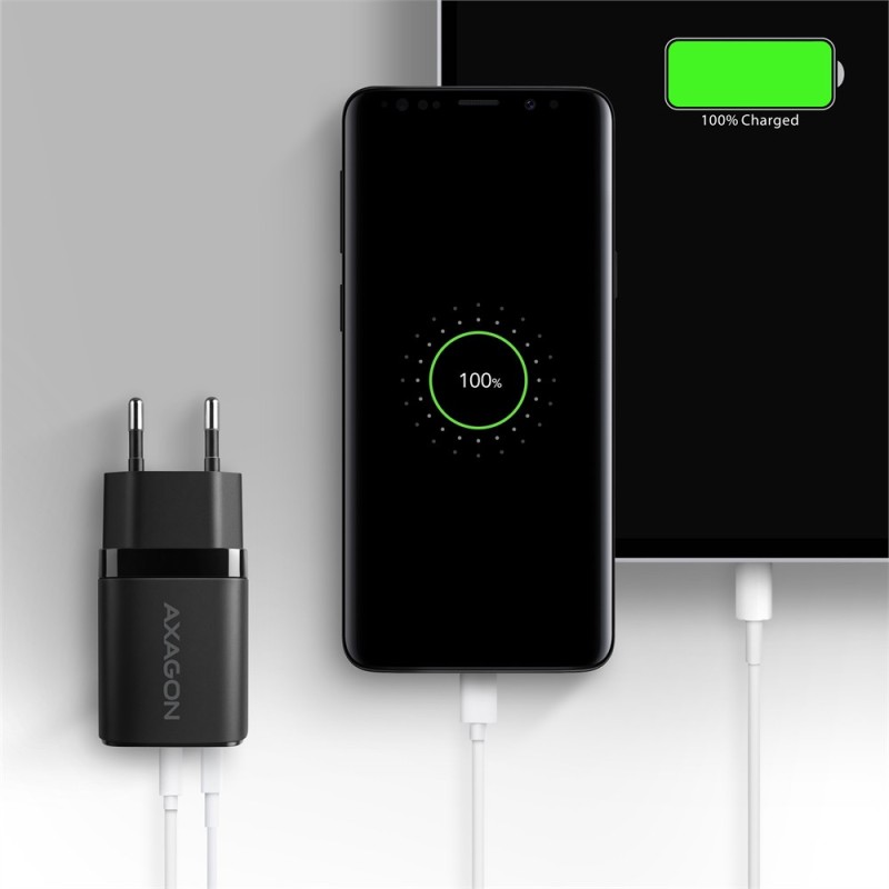 Ładowarka sieciowa ACU-PQ33 GaN 33W, 2x port (USB-C + USB-A)… | PartsPC.pl