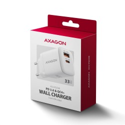 Ładowarka sieciowa GaN 33W ACU-PQ33W, 2x port (USB-C + USB-A… | PartsPC.pl
