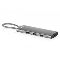 Stacja dokująca USB-C 8-portowa, HDMI 4K/60Hz, 2x USB-A + 1x… | PartsPC.pl