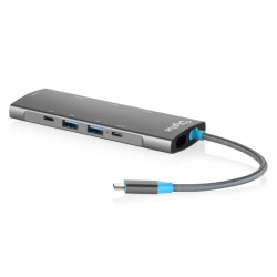 Stacja dokująca USB-C 8-portowa, HDMI 4K/60Hz, 2x USB-A + 1x… | PartsPC.pl