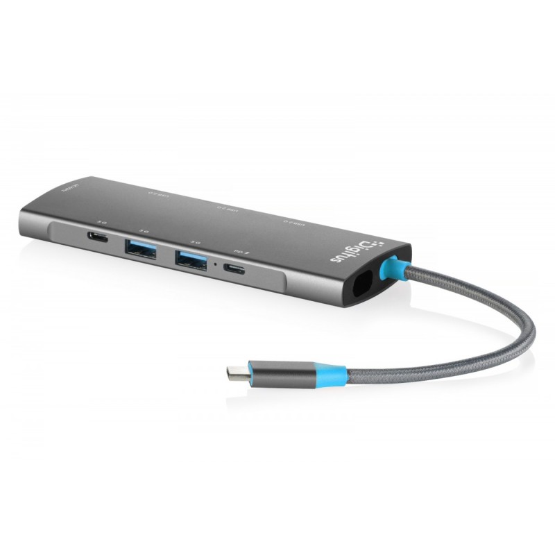 Stacja dokująca USB-C 8-portowa, HDMI 4K/60Hz, 2x USB-A + 1x… | PartsPC.pl