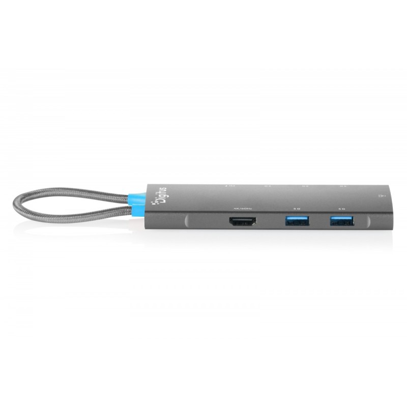 Stacja dokująca USB-C 8-portowa, HDMI 4K/60Hz, 4x USB-A + 1x… | PartsPC.pl
