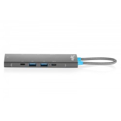 Stacja dokująca USB-C 8-portowa, HDMI 4K/60Hz, 4x USB-A + 1x… | PartsPC.pl