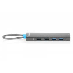 Stacja dokująca USB-C 9-portowa, 2x HDMI 4K/60Hz, 4x USB-A +… | PartsPC.pl
