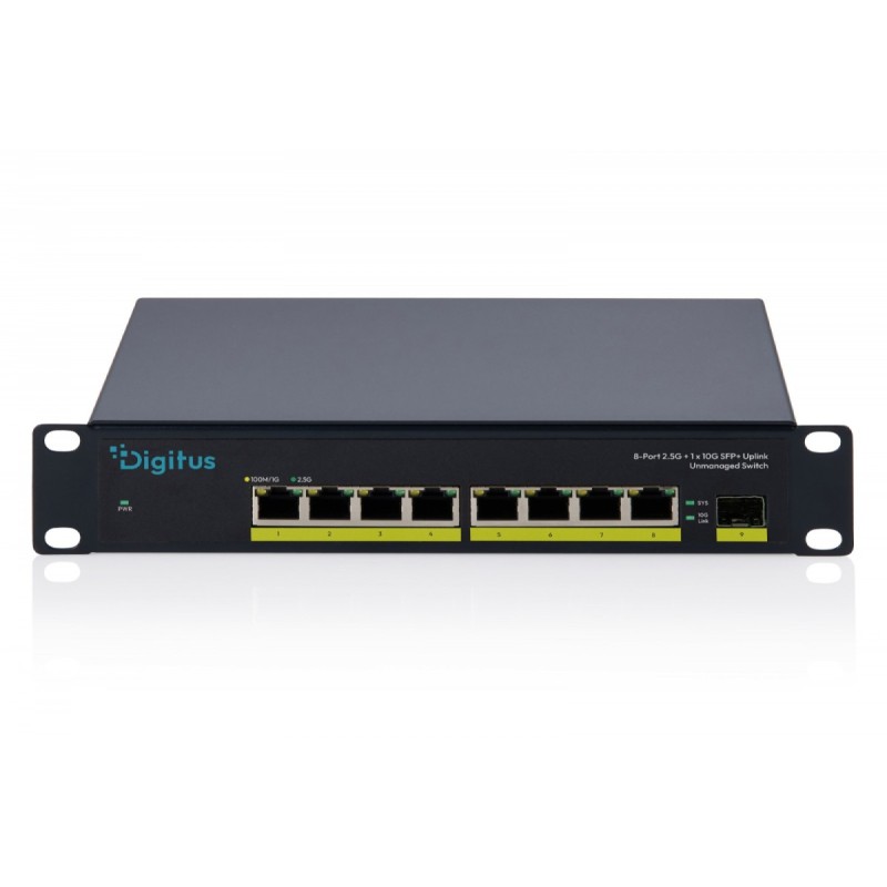 Przełącznik sieciowy niezarządzalny 10" 8x RJ45 2.5G, 1x SFP… | PartsPC.pl