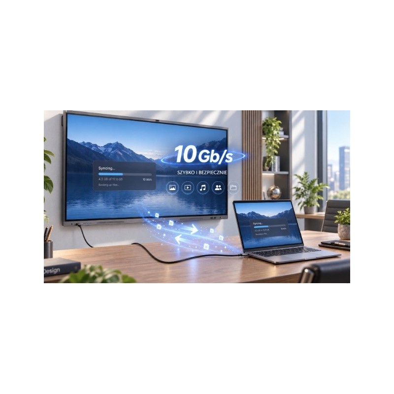 Kabel aktywny USB-C C-Fiber 10m | PartsPC.pl