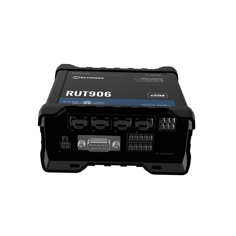 Router RUT906 4G LTE RS232/RS485, 4G LTE (Cat 4), 3G, 2G, DU… | PartsPC.pl