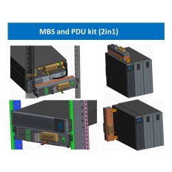 Zasilacz awaryjny On-Line 6kVA RTG PF1, 2x IEC Out + Terminal, USB/RS-232, LCD, Rack 19 cali + baterie