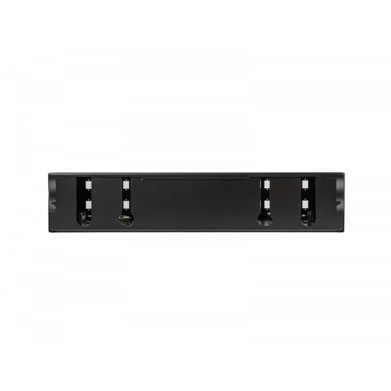 Przełącznica światłowodowa 48XSC Simplex / 48XLC Duplex Rack 19 cali 2U czarna + akcesoria