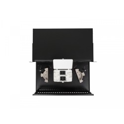 Przełącznica światłowodowa 48XSC Simplex / 48XLC Duplex Rack 19 cali 2U czarna + akcesoria
