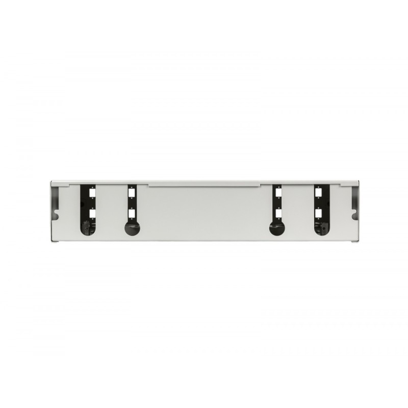 Przełącznica światłowodowa 48XSC Simplex / 48XLC Duplex Rack 19 cali 2U Szara + akcesoria