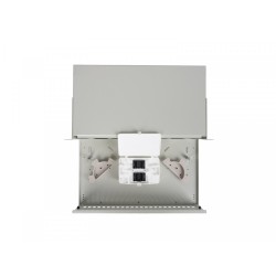 Przełącznica światłowodowa 48XSC Simplex / 48XLC Duplex Rack 19 cali 2U Szara + akcesoria