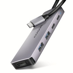 AXAGON HMC-5H60 Wieloportovy hub USB 5in1, 5Gbps, 2 x USB-A,… | PartsPC.pl