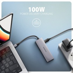 AXAGON HMC-5H60 Wieloportovy hub USB 5in1, 5Gbps, 2 x USB-A,… | PartsPC.pl