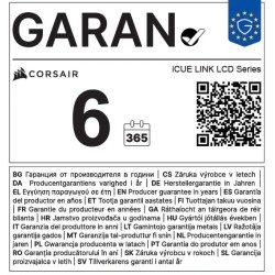 Chłodzenie procesora iCUE LINK TITAN II 360RX LCD 360mm białe