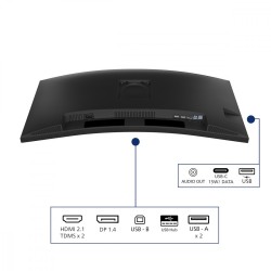 Monitor 34 cale 34B2N3500C Curved VA HDMI DP USB-C HAS Głośn… | PartsPC.pl