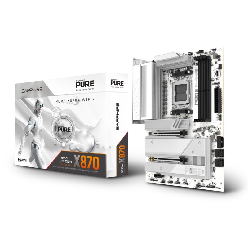Płyta główna PURE X870A WIFI7 AM5 4DDR5 mATX