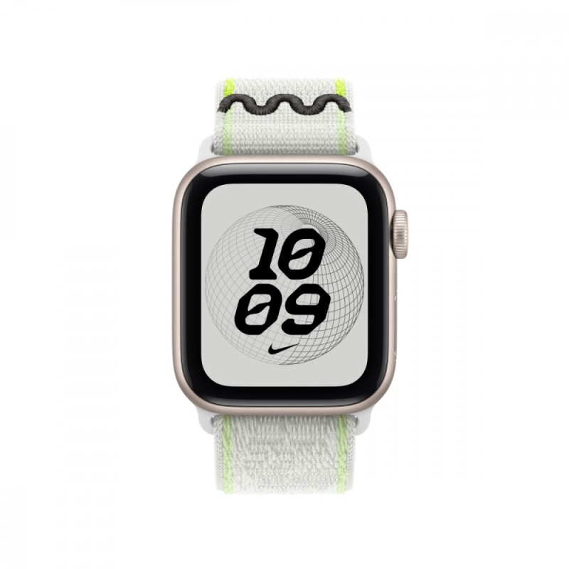 Opaska sportowa Nike w kolorze klasycznej bieli do koperty 40 mm