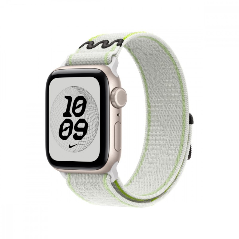 Opaska sportowa Nike w kolorze klasycznej bieli do koperty 40 mm