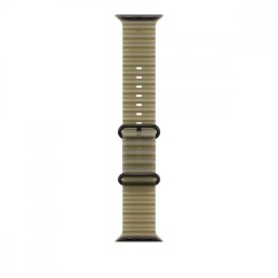 Pasek Ocean w kolorze półprzezroczystej algi do koperty 49 mm - elementy z tytanu w kolorze czarnym