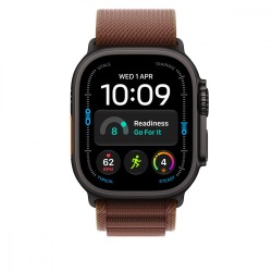 Opaska Alpine w kolorze burgundu do koperty 49 mm - rozmiar M - wykończenie z tytanu w kolorze czarnym