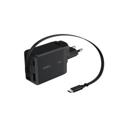 Ładowarka 70W zwijany kabel USB-C , USB-C, USB-A