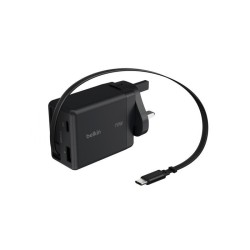 Ładowarka 70W zwijany kabel USB-C , USB-C, USB-A