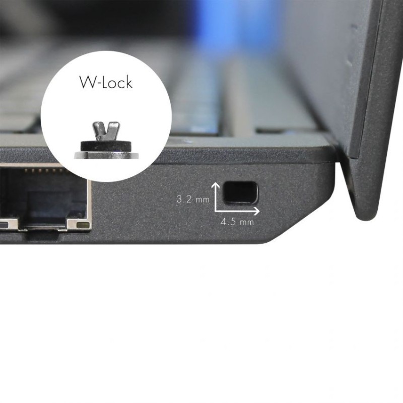 Dicota Security Cable Wedge lock Ultra Slim - keyed