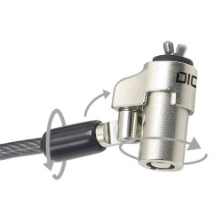 Dicota Security Cable Wedge lock Ultra Slim - keyed