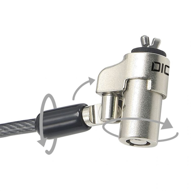 Dicota Security Cable Wedge lock Ultra Slim - keyed