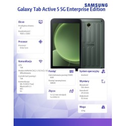 Samsung Tablet Galaxy Tab Active5 5G 8 cali 6+128GB Enterpri… | PartsPC.pl