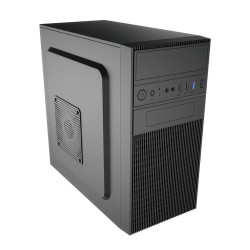 Obudowa Micro ATX Akyga AK19BK USB-C + USB 3.0 + 2x USB 2.0 czarna bez PSU