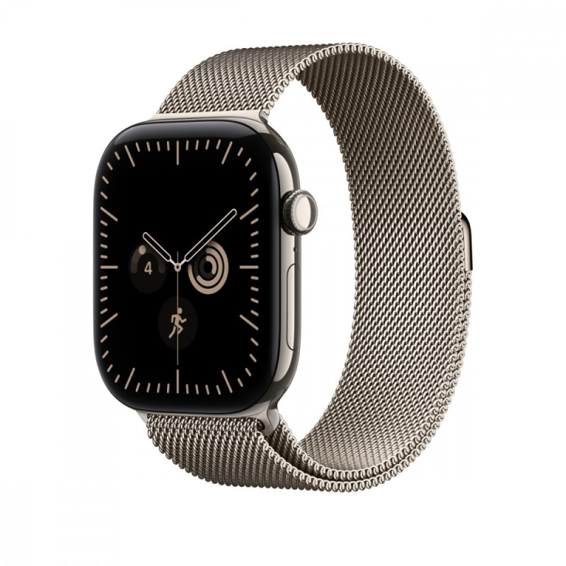 Bransoleta mediolańska w kolorze naturalnym do koperty 46 mm - rozmiar M/L