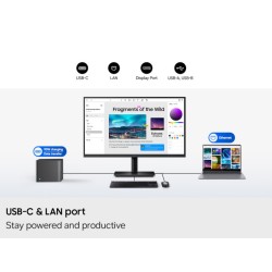 Monitor 32 cali Viewfinity S80UH IPS 3840x2160 UHD 16:9 1xHDMI 1xDP 1xUSB-C 90W 3xUSB-A Easy Connection KVM PIP/PBP 5ms 60Hz HAS