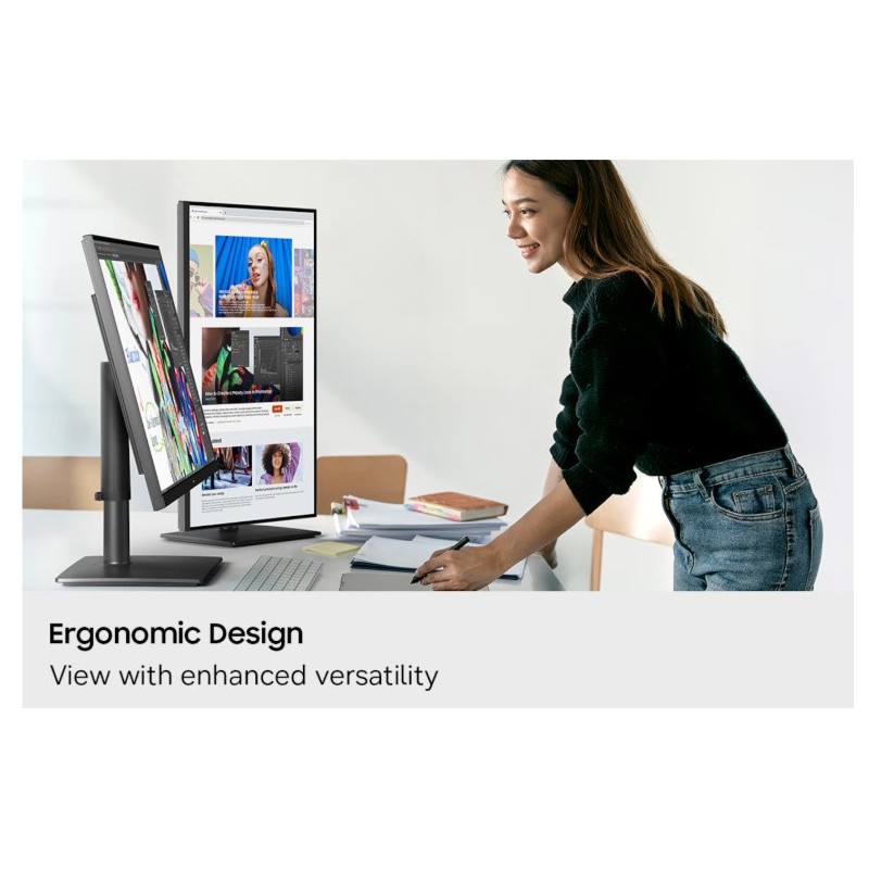 Monitor 32 cali Viewfinity S80UH IPS 3840x2160 UHD 16:9 1xHDMI 1xDP 1xUSB-C 90W 3xUSB-A Easy Connection KVM PIP/PBP 5ms 60Hz HAS