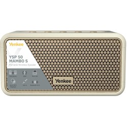 Głośnik RETRO MAMBO S beżowy Moc 20W, IPX4, TWS, BT, Aku.4400mAh