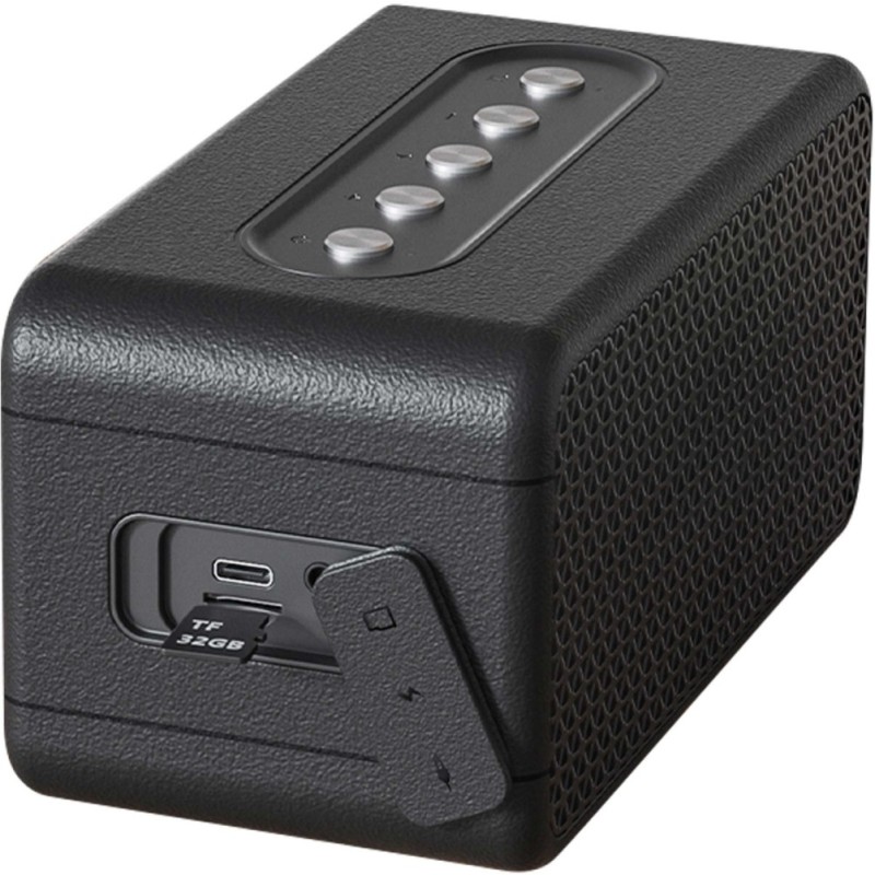 Głośnik RETRO MAMBO S Czarny Moc 20W, IPX4, TWS, BT Aku.4400mAh