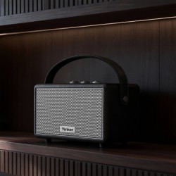 Głośnik RETRO MAMBO L czarny moc 45W,IPX4,TWS,BT,USB, akumulator 5000mAh