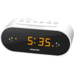 Radiobudzik SRC 1100W Radio FM,Wys LED 1.5cm, podwojny Alarm