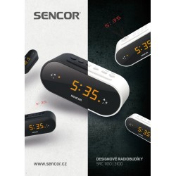 Radiobudzik SRC 1100W Radio FM,Wys LED 1.5cm, podwojny Alarm