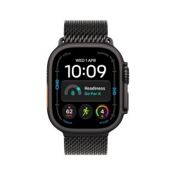 Smartwatch Watch Ultra 4 GPS + Cellular, koperta 49mm z tytanu w kolorze czarnym, bransoleta mediolańska w kolorze czarnym - roz