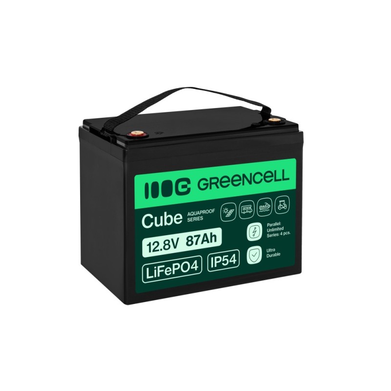 Akumulator CUBE LiFePO4 87Ah 12V/12.8V 1113.6Wh