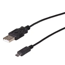 Kabel USB 2.0 Akyga AK-USB-01 USB A(M) - micro USB B(M) 1,8m czarny