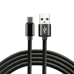 Kabel USB - USB-C everActive CBB-2CB 2m z obsługą szybkiego ładowania do 3A