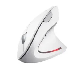 Trust Mysz bezprzewodowa Verto Ergo biała