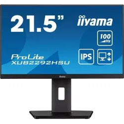 IIYAMA Monitor 21.5 cala XUB2292HSU-B6 IPS,100Hz,FreeSync,PIVOT,0.4ms,HDMI,