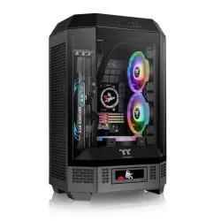 Thermaltake Obudowa - The Tower 300 Tempered Glass x 3, CT140 Fan x 2