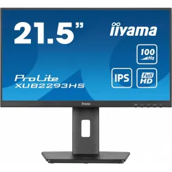 IIYAMA Monitor 22 cale XUB2293HS-B6 IPS,HDMI,DP,HAS(150mm)