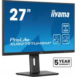 IIYAMA Monitor 27 cali XUB2797UHSNP-B1, 4K, IPS, DP, HDMI, USB-C, Pivot,